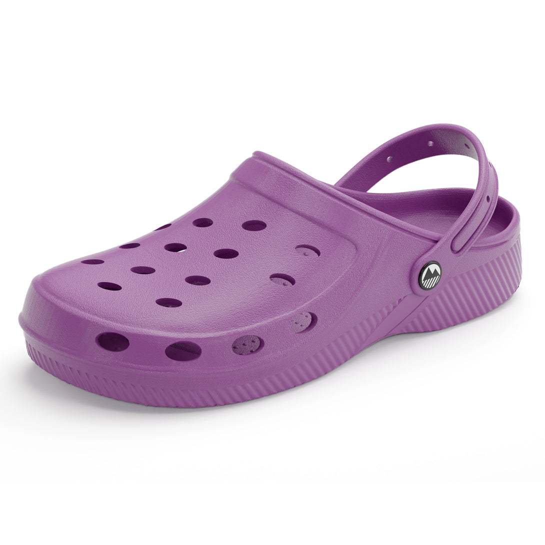 Women's Silloth Lightweight Ventilated Purple Clogs