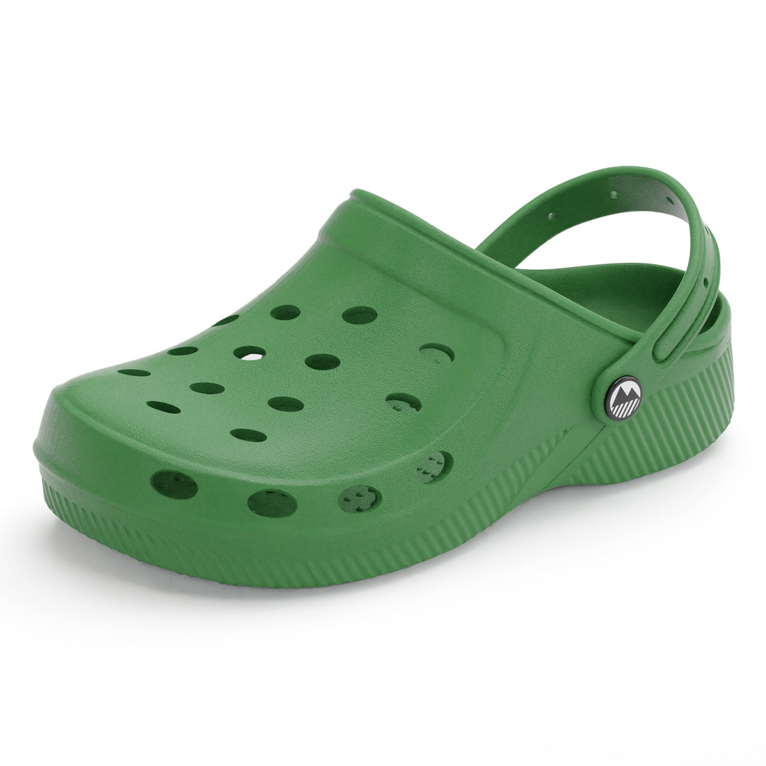 Kids Silloth Ventilated Dragon Green Clogs