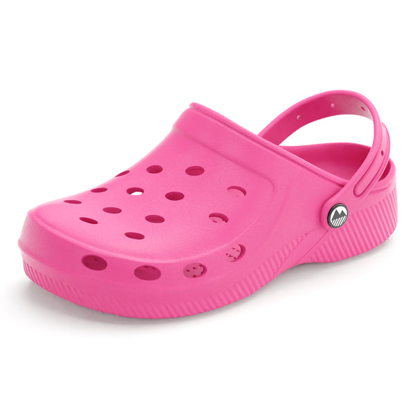 Kids Silloth Ventilated Hot Pink Clogs