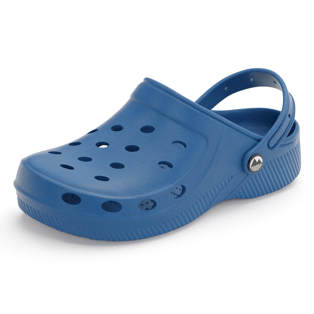 Kids Silloth Ventilated Mid Blue Clogs