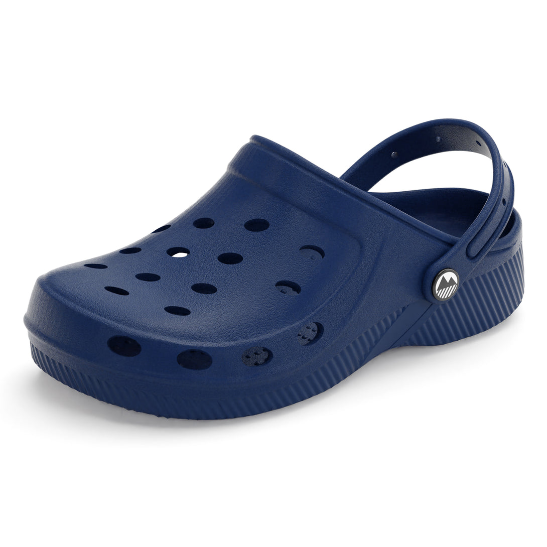 Kids Silloth Ventilated Oxford Blue Clogs