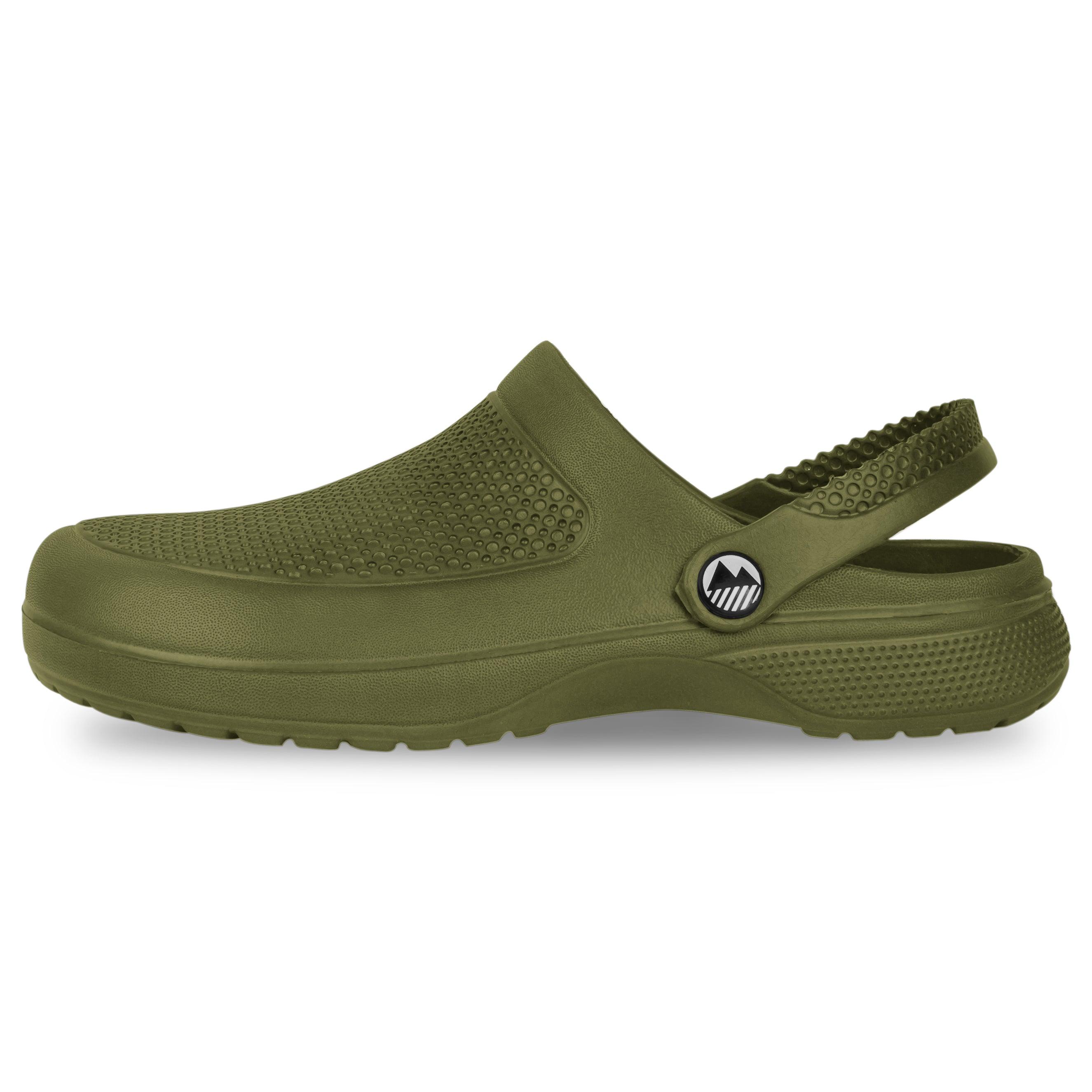 Olive on sale green clogs