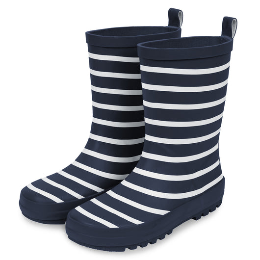 Kids' Pooley Striped Wellington Boots