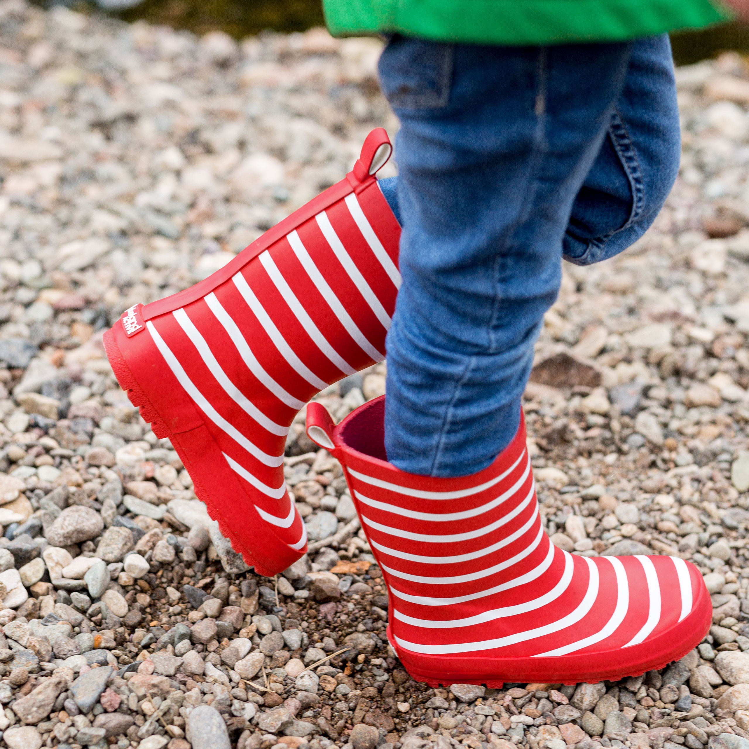 Striped wellies outlet