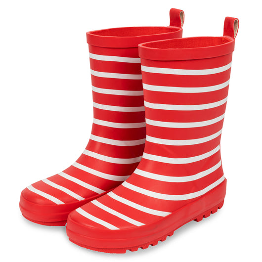 Kids' Pooley Striped Wellington Boots